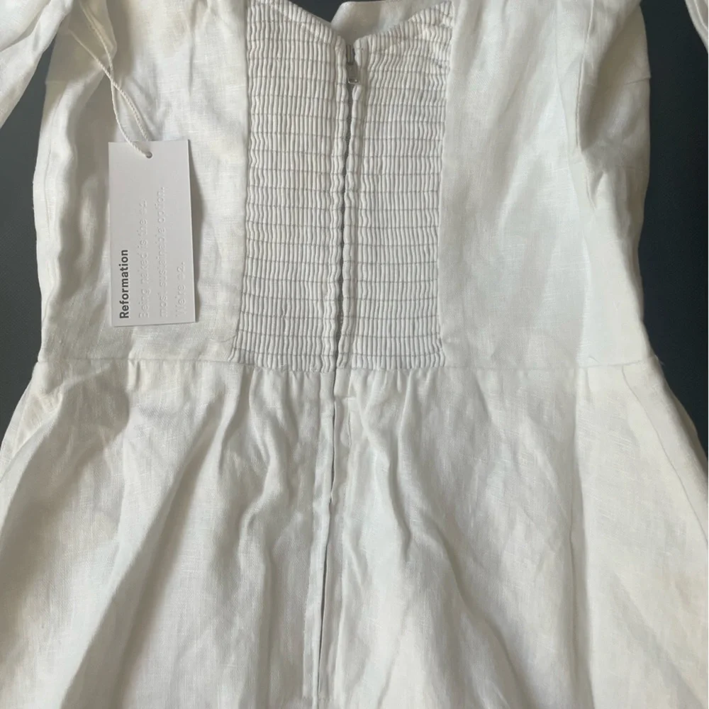 Reformation Belgium Linen Dress NWT size 2 and 4 - Picture 10 of 15